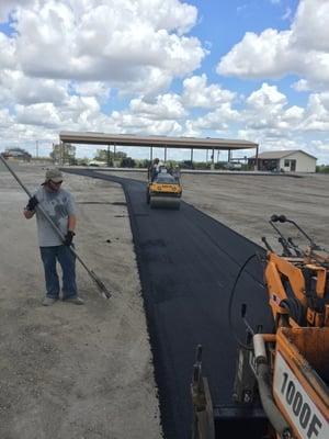 Heav duty commercial use new paving construction