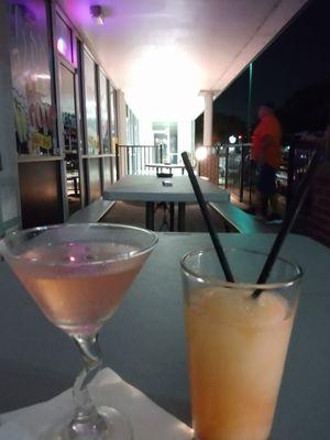 Cosmopolitan Martini & Peach Bellini