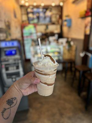 Frappe de dulce de leche