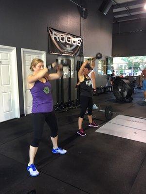 Kettlebell swings