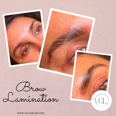 Brow Lamination & Hybrid Tint!