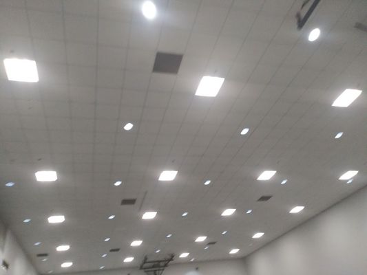 Replaced old high bay phosphorus lights in a gym with new LED lights