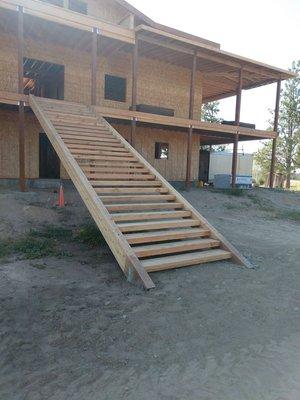 Timber Frame Stairs