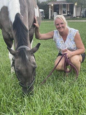 Happy horse happy client