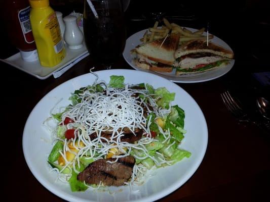 My delicious steak salad!