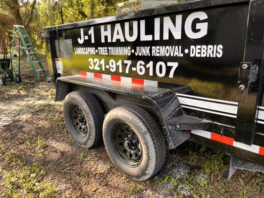 Hauling equipment trailer