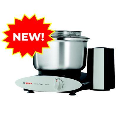 New! Black Bosch Universal Plus Mixer with Stainless Steel Bowl