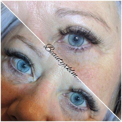 Volume lash extensions