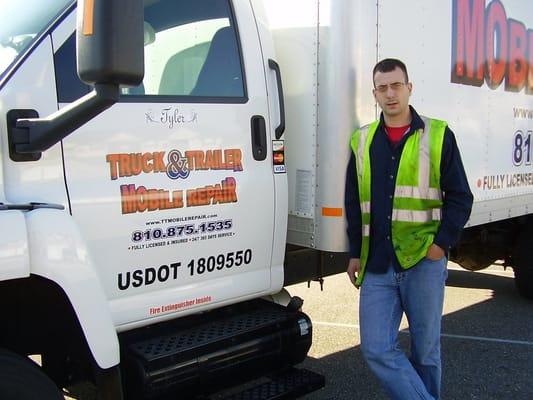 Tyler and his new van