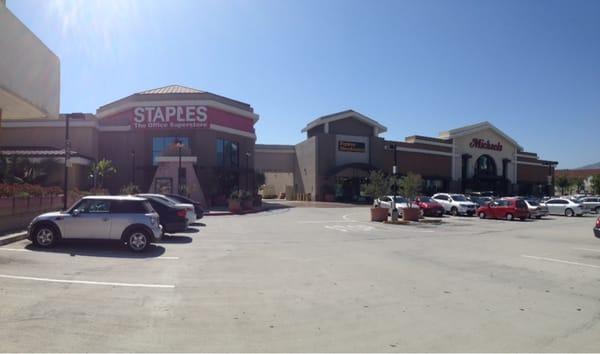 Staples, Payless, Michaels