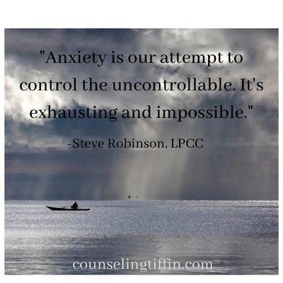 Let go of anxiety this year.