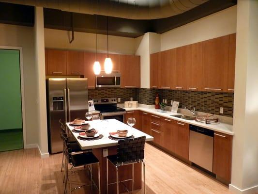 kitchen in one bedroom condo