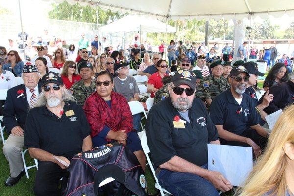 Various VVA Chapters at the Lakewood Memorial Day event in 2018, at Del Valle Park, Lakewood, CA.