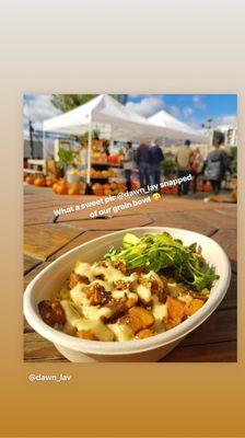 Vegan Southern Grains Bowl captured by our lovely customer.