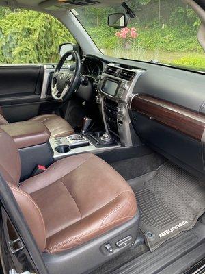 Interior detail of a customers Toyota 4Runner