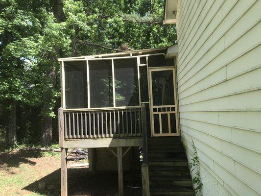 Screened in patio additions