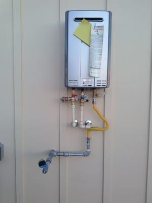 We sell and install Tankless Hot Water Heaters.