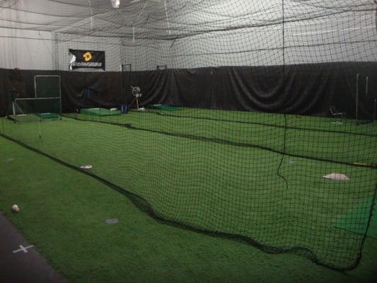 Major League sized cages.  The largest in the area.  WIth Iron Mike, Atec curveball machine and Jugs baseball/softball mach