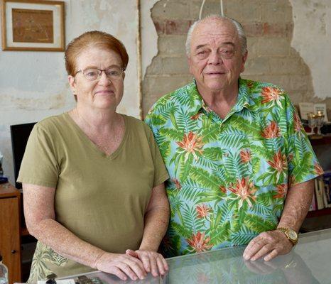 Mike and Lorrie, the owners of Chester's Gold.