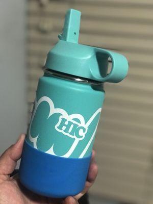 Keiki Hydro Flask with HIC Shaka sticker