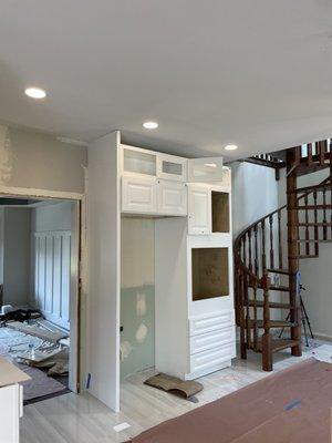 Full Remodeling of Kitchen with Island.