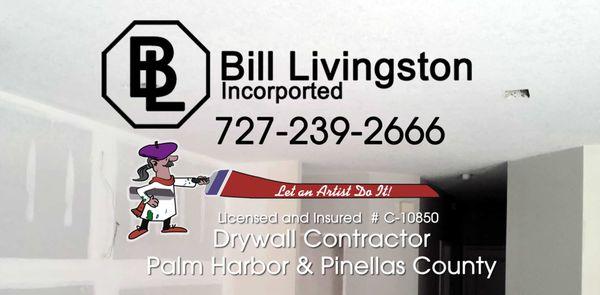 Drywall contractor in Palm Harbor Florida, we do drywall repairs and installation, popcorn ceiling removal, texturing & more work guaranteed