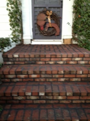 All brick steps in North Reading MA