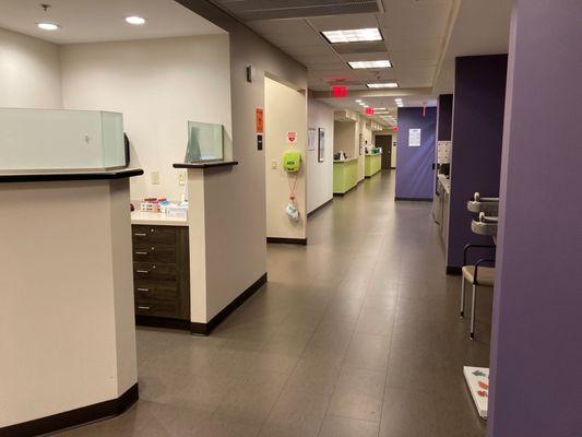 Dedicated Senior Medical Center Hallway Interior