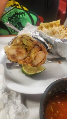 Burrito de camaron