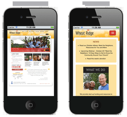 How does your website look on a mobile device?  If it isn't truly mobile ready, you're losing business.  Call us!