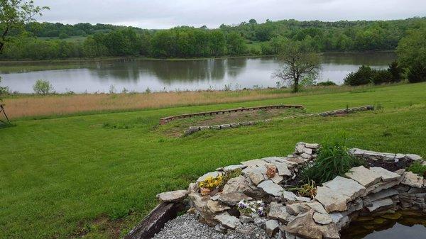 April showers not only brought May flowers, the soothing rains this week also brought the lake view back to "Lakeview Gardens".