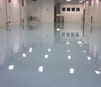 Epoxy garage flooring.