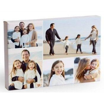 Let us design a collage and get all of your best pictures onto one ready to hang gallery wrapped canvas.