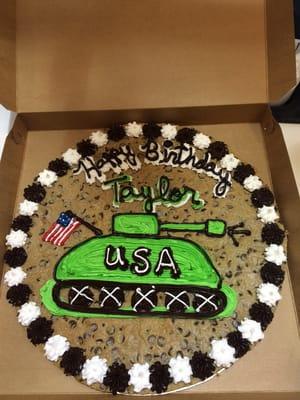 Specializing in customizable cookie cakes. Perfect for any occasion!