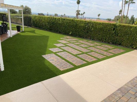 After- turf/pavers