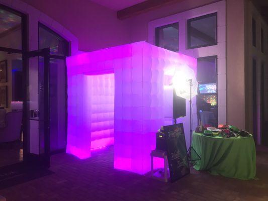 Enclosed Glow Photo Booth