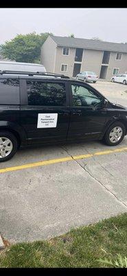 Dodge Caravan Vehicle used to transport