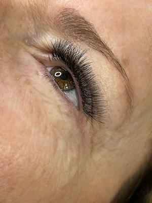 Volume lash extensions