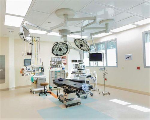 A surgery center operating room is pictured