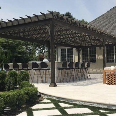 Pergolas. Customized to your home or business. Wood or vinyl. Installed.