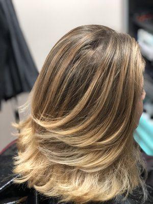 Low maintenance balayage