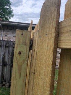 more exposed nails where the stringers were cut to short