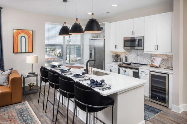 Kitchen, Scheme 1 with Wine Fridge