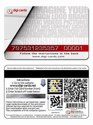 Digi-cards Download Cards