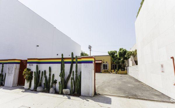 Entrance to our office. The cactus has been a popular spot for instagram fans :)