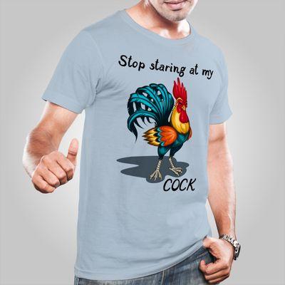 Stop Staring Tee from our Real Men Wear Custom Apparel Line