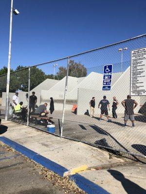 Handball courts