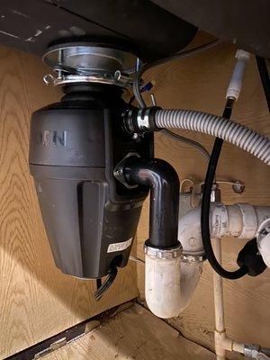 Garbage disposal install