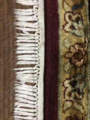 Oriental rug firing restoration