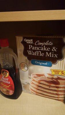 You know you want pancakes. Don't forget to get oil or spray though.